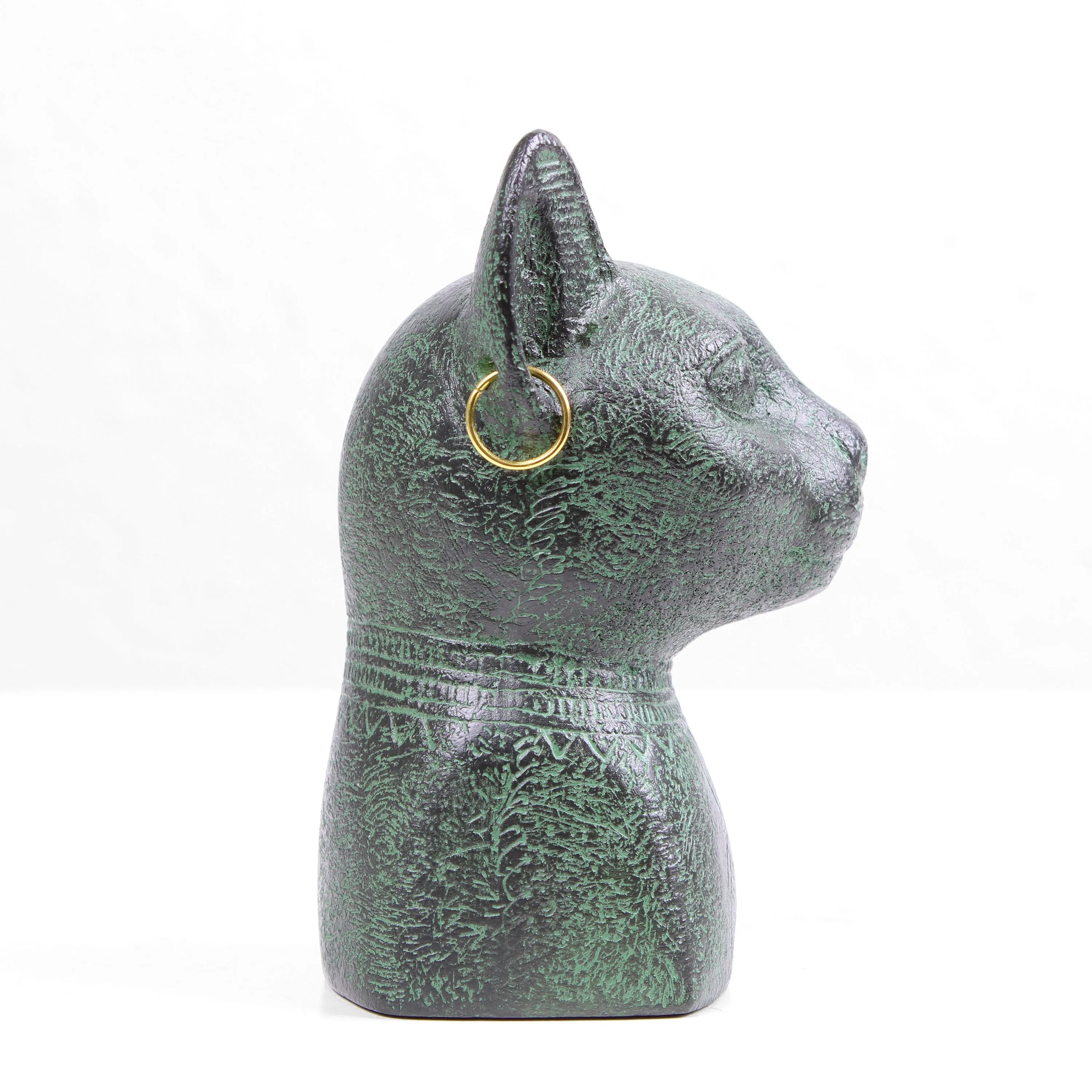 Bastet Statue - Cold Cast Bronze Egyptian Sculpture