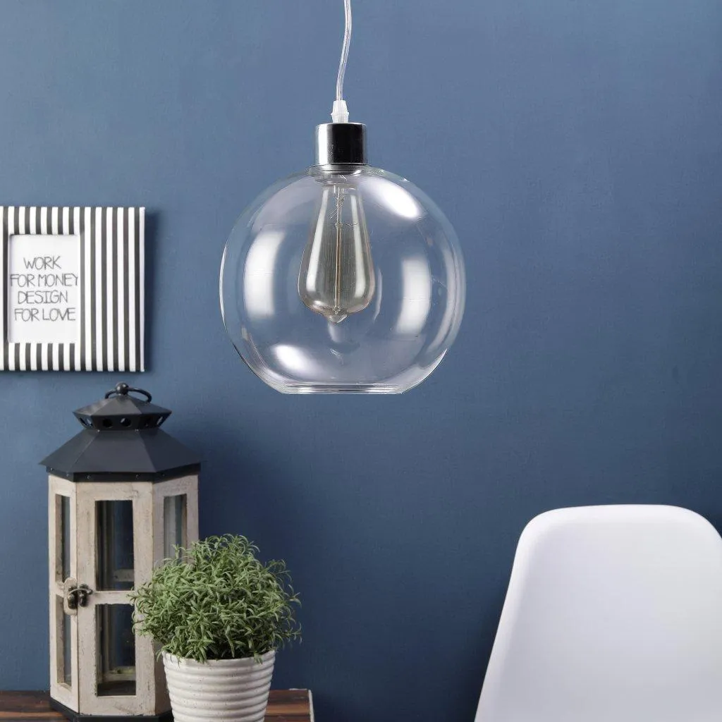 Glass Ball Hanging Light 8inch-DOOM-CL