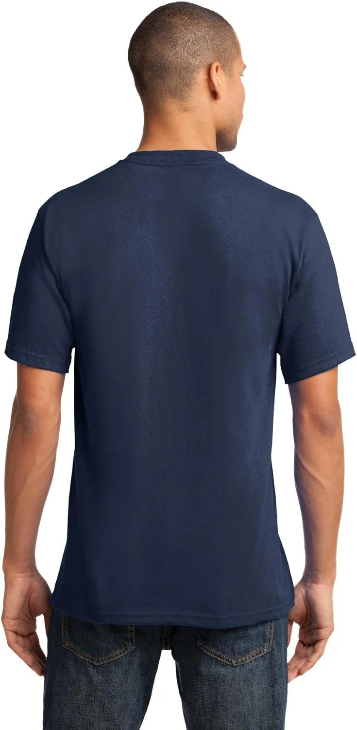 Port & Company Men's 54 oz 100% Cotton V Neck T Shirt