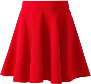 Skirt for Girls,Uniform Pleated Skater Skirts Kids Casual Mini Flare Plain