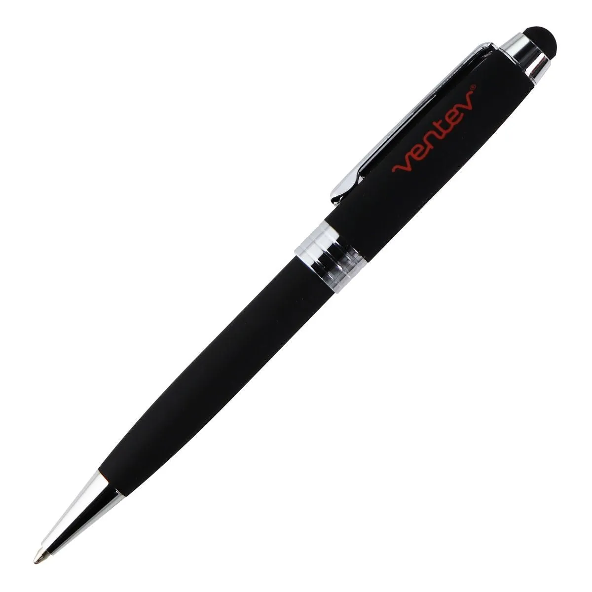 Ventev Stylus Pro Pen   Stylus for Touch Screen Devices - Matte Black/Silver
